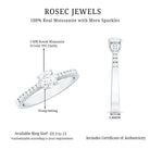 Rosec Jewels-Half Carat Moissanite Engagement Ring