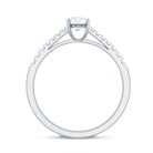 Rosec Jewels-Half Carat Moissanite Engagement Ring