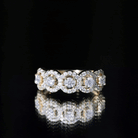 Classic Diamond Half Eternity Wedding Anniversary Ring Natural - ( HI-SI ) - Rosec Jewels