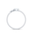 Rosec Jewels-Oval and Round Moissanite Promise Ring for Her