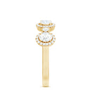 Designer Moissanite Anniversary Ring with Certificate D-VS1 - Rosec Jewels