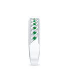 Genuine Emerald Vintage Inspired Eternity Band AAA - Rosec Jewels
