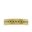 Genuine Emerald Vintage Inspired Eternity Band AAA - Rosec Jewels