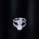 Rosec Jewels-Certified 8mm Moissanite Cushion Cut Engagement Ring