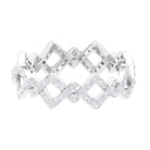 Zircon Twisted Stackable Eternity Ring AAAA - Rosec Jewels