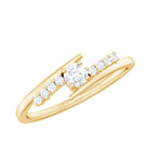 Rosec Jewels-Diamond Promise Ring with Bypass Shank