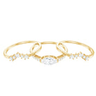 Certified Moissanite Trio Bridal Ring Set for Women D-VS1 - Rosec Jewels