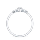 Certified Moissanite Marquise Engagement Ring for Women D-VS1 - Rosec Jewels