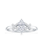 Certified Moissanite Marquise Engagement Ring for Women D-VS1 - Rosec Jewels