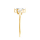 Certified Moissanite Marquise Engagement Ring for Women D-VS1 - Rosec Jewels