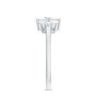 1 CT Princess Cut Cubic Zirconia Engagement Ring in Prong Setting AAAA - Rosec Jewels