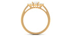 2.50 CT Octagon Cut Zircon Halo Engagement Ring AAAA - Rosec Jewels