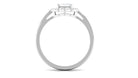 2.25 CT Octagon Cut Zircon Statement Engagement Ring with Halo AAAA - Rosec Jewels