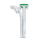 Natural Emerald Diamond Emerald Cut Engagement Ring with Curved Wedding Band AAA - Rosec Jewels