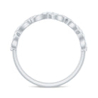 Vintage Inspired Moissanite Infinity Wedding Band Ring D-VS1 - Rosec Jewels