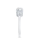 Certified Moissanite Promise Ring with Butterfly Motif D-VS1 - Rosec Jewels
