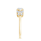 Certified Moissanite Promise Ring with Butterfly Motif D-VS1 - Rosec Jewels