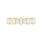 Princess Cut Moissanite Full Eternity Band for Women D-VS1 - Rosec Jewels