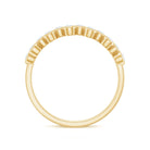 Rosec Jewels-Bezel Set Moissanite Half Eternity Ring for Women