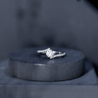Lab Grown Diamond Solitaire Promise Engagement Ring Lab - ( EF-VS ) - Rosec Jewels