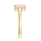 Rosec Jewels-2 Carat Lab Grown Pink Diamond Emerald Cut Solitaire Engagement Ring IGI Certified