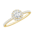 Certified Moissanite Promise Ring For Engagement D-VS1 - Rosec Jewels