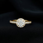 Certified Moissanite Promise Ring For Engagement D-VS1 - Rosec Jewels