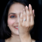 1.25 CT Moissanite Classic Halo Engagement Ring D-VS1 - Rosec Jewels