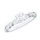 Rosec Jewels-Cubic Zirconia Promise Engagement Ring