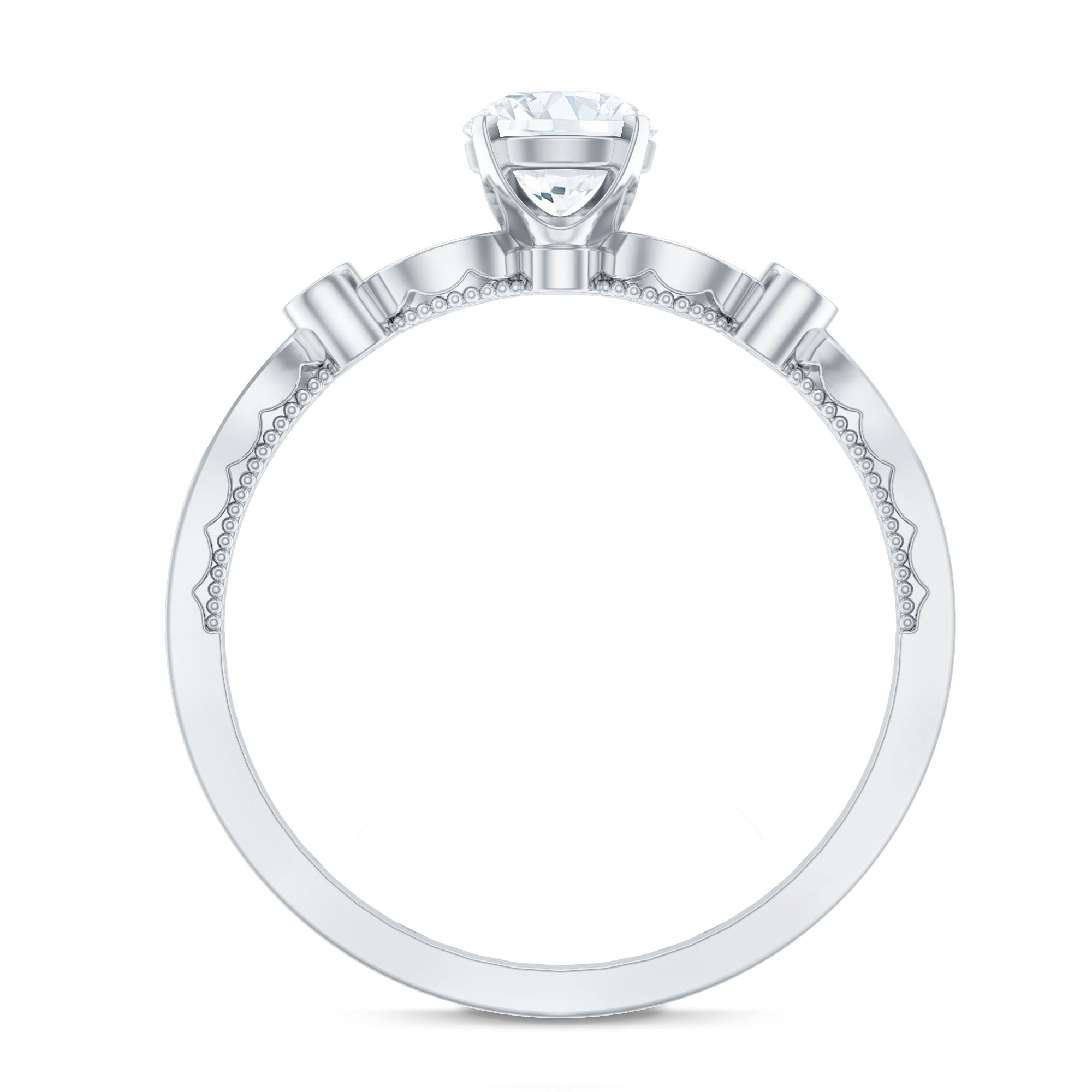 Rosec Jewels-Cubic Zirconia Promise Engagement Ring