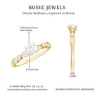 Rosec Jewels-Cubic Zirconia Promise Engagement Ring