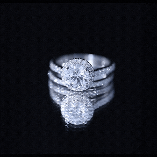 3 CT Moissanite Classic Wedding Ring Set D-VS1 - Rosec Jewels