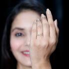 Certified Diamond Infinity Promise Ring For Her Natural - ( HI-SI ) - Rosec Jewels