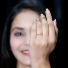 Certified Diamond Infinity Promise Ring For Her Natural - ( HI-SI ) - Rosec Jewels