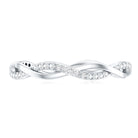 Certified Moissanite Infinity Eternity Band Ring D-VS1 - Rosec Jewels