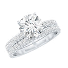 Rosec Jewels-IGI Certified 2 Carat Lab Grown Diamond Engagement Ring with Enhancer