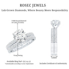 Rosec Jewels-IGI Certified 2 Carat Lab Grown Diamond Engagement Ring with Enhancer