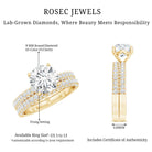 Rosec Jewels-IGI Certified 2 Carat Lab Grown Diamond Engagement Ring with Enhancer
