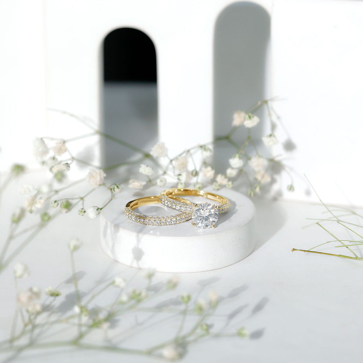 Rosec Jewels-IGI Certified 2 Carat Lab Grown Diamond Engagement Ring with Enhancer