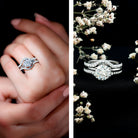 IGI Verified 2 Carat Lab Grown Diamond Solitaire Engagement Ring with Ring Guard Lab - ( E-VS1 ) - Rosec Jewels