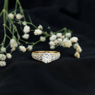 IGI Verified Lab Grown Diamond 2 Carat Engagement Ring with Side Stones Lab - ( E-VS1 ) - Rosec Jewels
