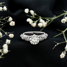 2 Carat Lab Grown Diamond Nature Inspired Engagement Ring with IGI Certificate Lab - ( E-VS1 ) - Rosec Jewels