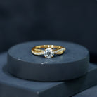 IGI Graded 1 Carat Lab Grown Diamond Solitaire Engagement Ring Lab - ( E-VS1 ) - Rosec Jewels