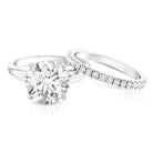 Rosec Jewels-5 Carat Solitaire Lab Grown Diamond Ring Set with IGI Certificate
