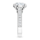 Rosec Jewels-5 Carat Lab Grown Diamond Cathedral Engagement Ring with IGI Certificate