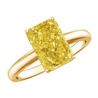 Rosec Jewels-IGI Certified 3 Carat Lab Grown Yellow Diamond Radiant Cut Engagement Ring