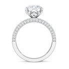 Rosec Jewels-IGI Verified Lab Grown Diamond 3 Carat Engagement Ring with Wedding Band