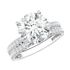 Rosec Jewels-4 Carat IGI Authenticated Lab Grown Diamond Wedding Ring Set for Women