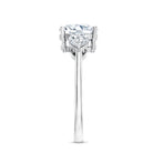 Rosec Jewels-IGI Documented 3 Carat Cushion Cut Lab Grown Diamond Journey Ring