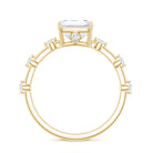 Rosec Jewels-Lab Grown 3 Carat Diamond Emerald Cut Engagement Ring with IGI Certificate